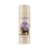 Nala's Baby Nighttime Oil | Award-winning | 99% Natural | Dermatologically-tested and Paediatrician-approved | Calming Shea Butter, Cocoa Butter and Camomile | Vegan | 200ml | Nalas Baby