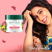 Biotique Bio Fruit Whitening & Depigmentation & tan removal Face Pack 75G/2.65 Fl.Oz. I For All Skin Type