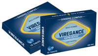 VIREGANCE Blue Tablets - Stronger and Longer for a Confident Performer - Advanced Performance Enhancing, Stamina Endurance Booster Supplement Tablerts for Men - 10 Ginseng Tablets