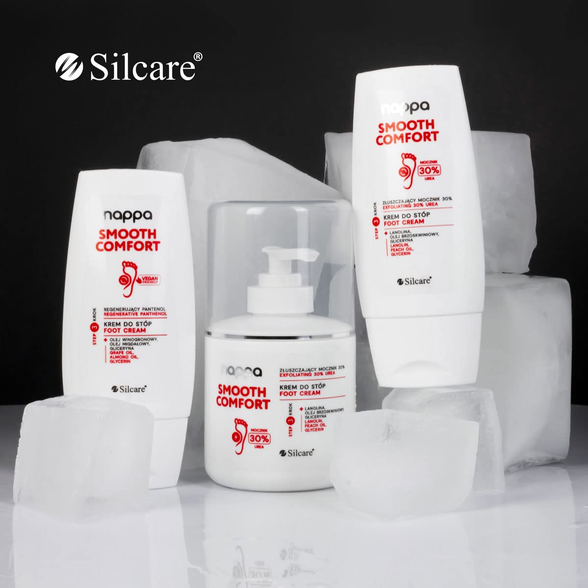 Silcare Nappa Smooth Comfort krem do stóp mocznik 30% 250ml