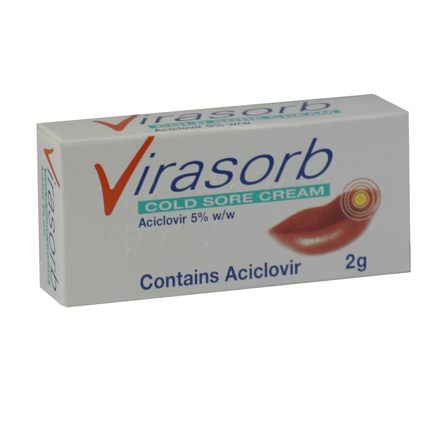 3 x Virasorb 2g 5% Cold Sore cream (3 Packs)