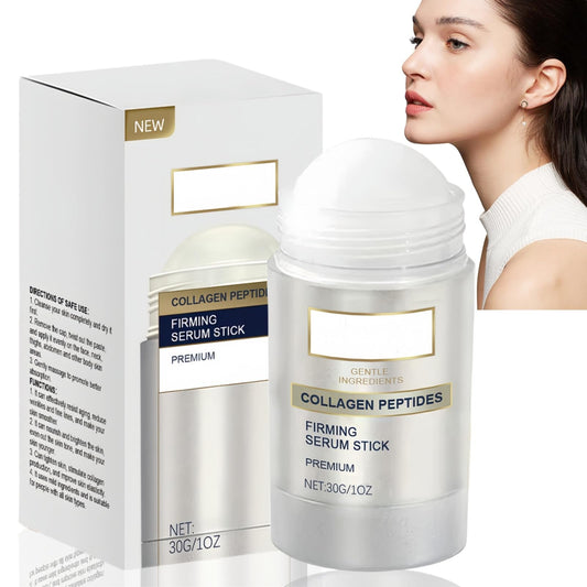 SingHao Flys/mus Collagen Peptides Firming Serum Stick,Anti Aging Peptides Serum Stick,C/ollagen Anti-Aging F/irming Cream Stick,Skin Tightening Cream Stick,Collagen Face & Neck Firming Stick
