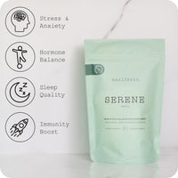 MANIFESTO Manifesto Serene Sleep Gummies – Stress & Anxiety Relief – Ashwagandha KSM-66, Lemon Balm, Vitamin D3 – 60 Vegan Multivitamin Gummies for Women, Raspberry Flavour, Menopause Supplements – Refill Pouch