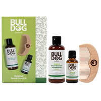 BULLDOG SKINCARE - Original Beard Care Giftset for Men | Beard Shampoo & Conditioner, Beard Oil and Comb
