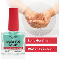 MYLEE The Bite Stuff - Stop Biting Your Nails Anti nail polish prevention, For adults & children Clear varnish, Fast and Easy application Water Resistant, 10 ml (Pack of 1)