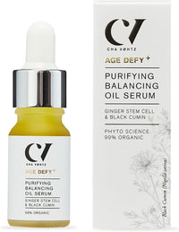 Green People Age Defy+ Purifying Booster Drops - Face Serum for Spot-Prone & Sensitive Skin - Paraben & Alcohol Free Skincare - Vegan, 10ml