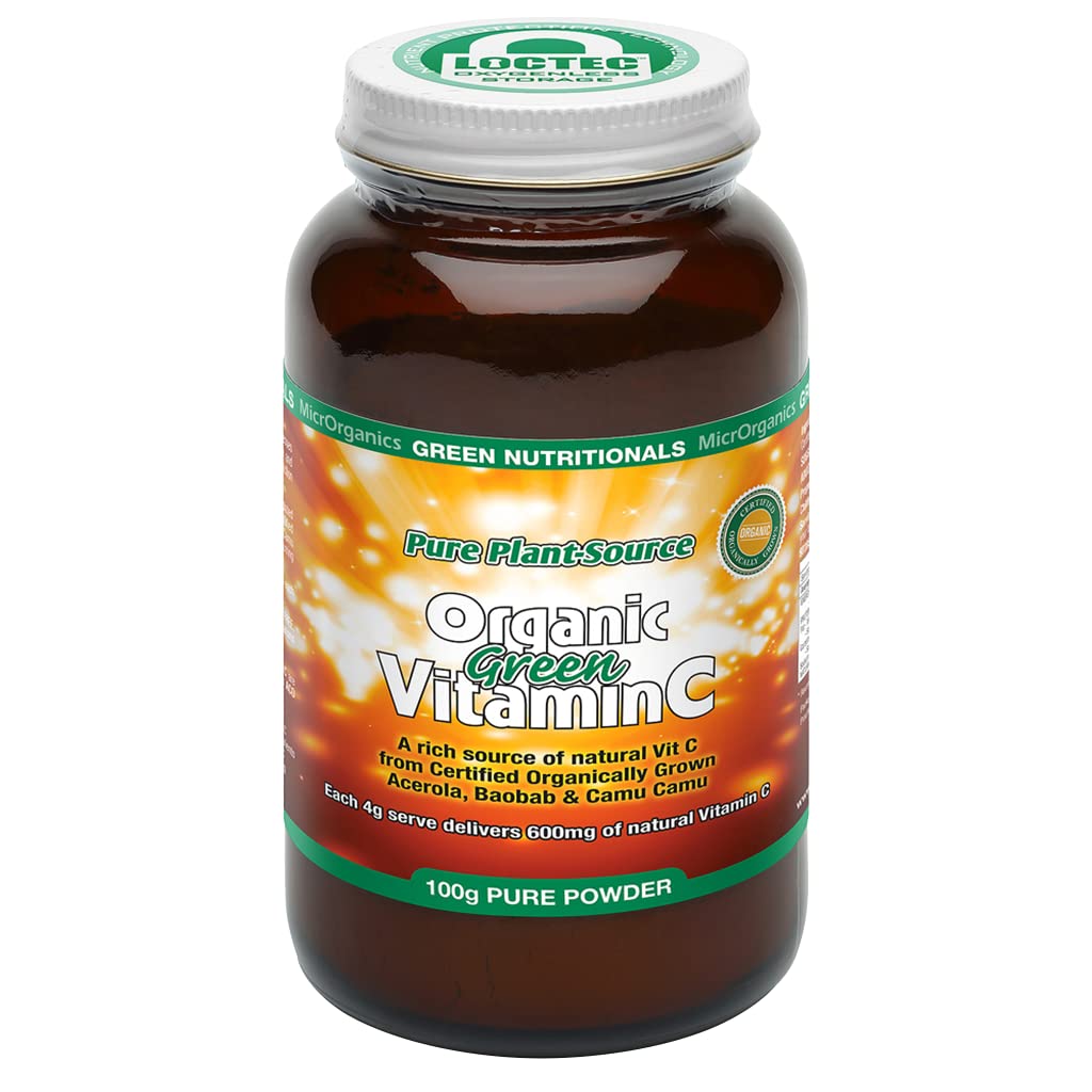 Green Nutritionals Green Vitamin C 100g Powder - Vegan Vegetarian Friendly