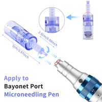 MYSWEETY 20 Pieces 12 pin Cartridge for Dermapen A6, Mysweety Microneedles for Electric Derma Microneedle Stamp Pen