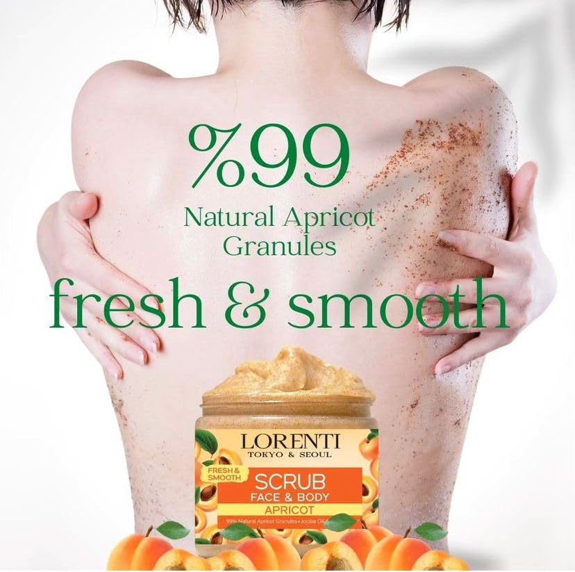 Lorenti Cucumber Scrub 500 ML Face & Body | Firming & Radiant Supports Collagen Production Anti Aging and Wrinkle
