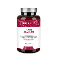 NUTRALIE Hair Vitamins [Award 2022] - Biotin + Zinc + Selenium + L-Cysteine - Hair Supplement for Men and Women - 90 Vegetarian Capsules Nutralie
