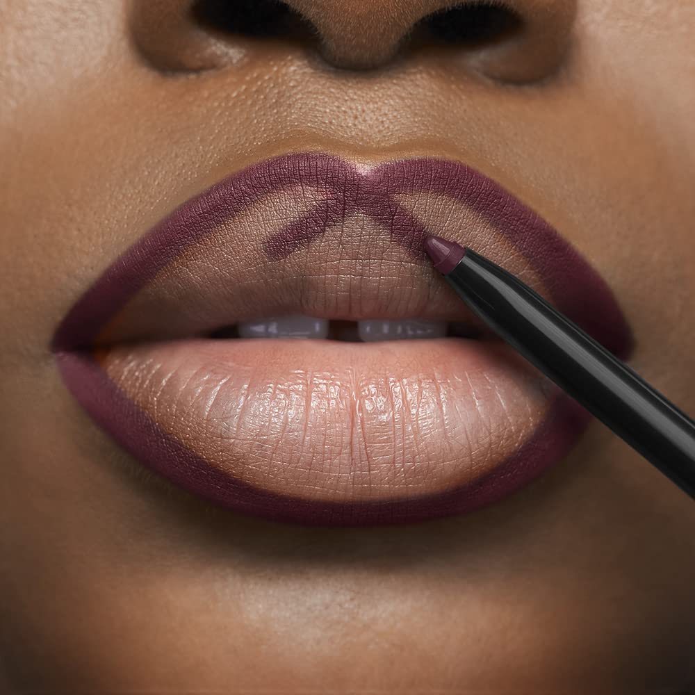 Avon Glimmerstick Lip Liner Deep Plum, Infused with Vitamin E for Smooth-Glide Application and Defined Lips