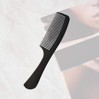 TONGTLETECH Hair Comb - a Professional Black Carbon Fibre Detangling Hair Comb by Tongtletech, Barber Comb Hairdressing Hair Styling Comb Heat Resistant Anti-static Handgrip Comb for Long, Wet or Curly Hair Comb