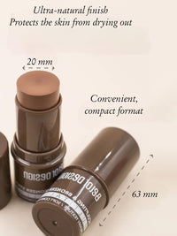 Belor Design MULTITALENT Multifunctional Sculptor-Stick Makeup in three easy steps! (Tone 2 Creamy Texture/Soft Shadow Effect, 922C) (tone 1, one size)
