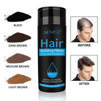 Professional Quality Hair Fibres, Hair Fibres Black for Thinning Hair, Completely Conceals Hair Loss in 15 Seconds, Undetectable & Natural, Hair Loss Product for Women and Men(Black)
