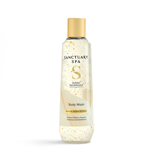 SANCTUARY Sanctuary Spa Golden Sandalwood Body Wash, Body Care, Shower, Body Wash, Shower Gel Vegan and Cruelty Free 60ml