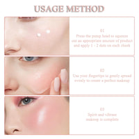 Maggikey Temperature-Activated Blush: Color Changing Cream Blush for Long-Lasting, Waterproof Cheek Color - 30ml