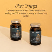 Zita West Ultra Omega – Maximum Absorption Omega-3 Capsules with EPA, DHA & Choline – Inflammation Support, Enhanced Egg Quality - 60 Capsules (1 Month Supply)