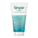 Radox Simple Daily Pore Polish Face Scrub (150ml) - Clear Skin Facial Polish & Vegan Pore Minimiser, Thyme Zinc Face Wash and Gentle Blackhead Scrub