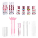 ieron Brow Lamination and Tint Kit,Eyebrow Lamination and Eyebrow Tint Kit, Brow Perming Brow Dyeing Set for Fuller Colored Brows