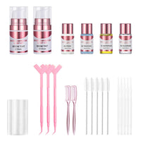 ieron Brow Lamination and Tint Kit,Eyebrow Lamination and Eyebrow Tint Kit, Brow Perming Brow Dyeing Set for Fuller Colored Brows