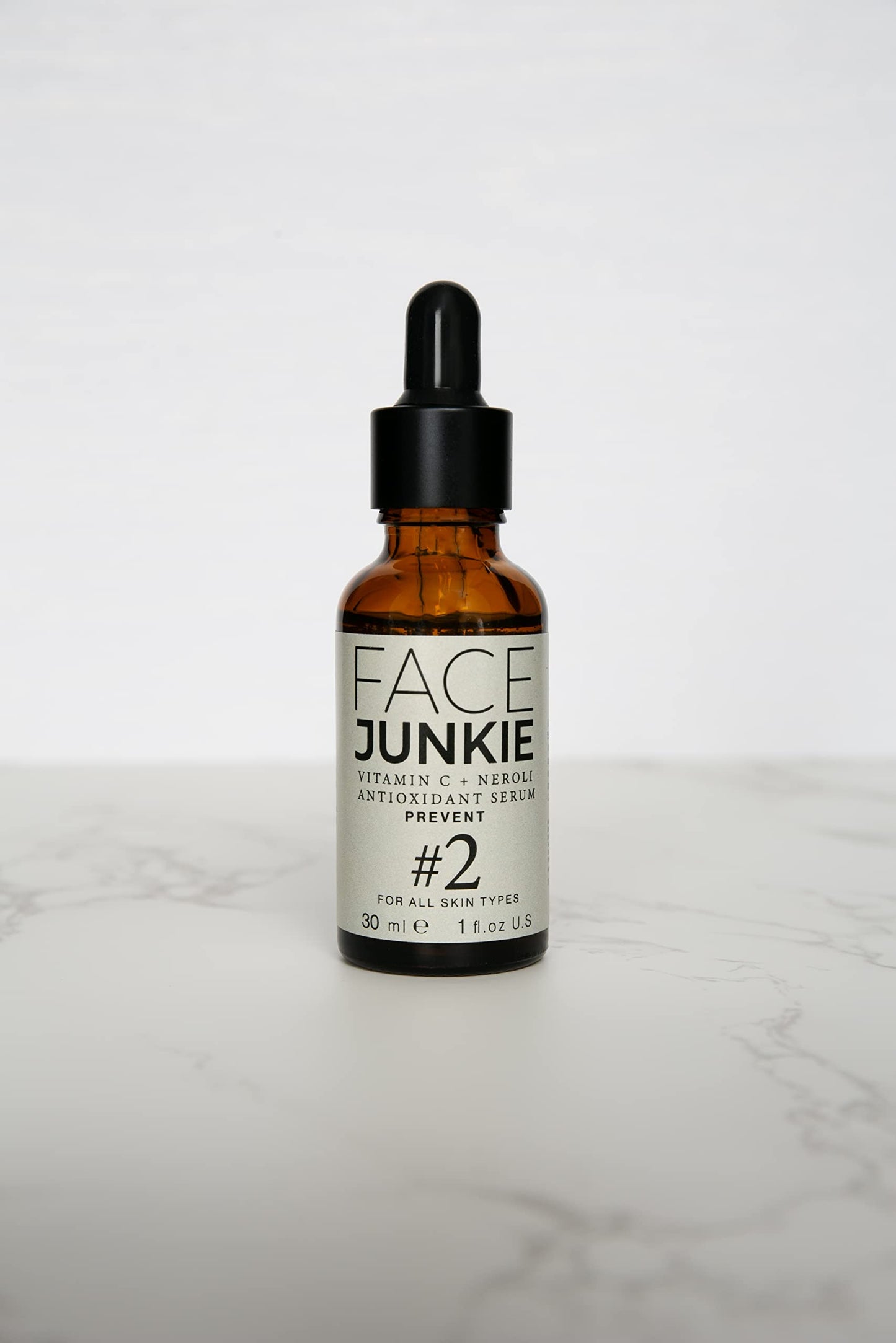 Face Junkie Vitamin C Serum, Face Serum with Neroli Antioxidant, 12.5% Vitamin C Serum for Face, Brightens Complexion and Fades Hyperpigmentation, 30ml