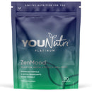 YouNutri ZenMood for Relaxation, Mental & Physical Well-Being with Lemon Balm, Magnesium Bisglycinate, L-Theanine, Chamomile and Saffron | Stress Relief & Mood Support | 1 Month Supply
