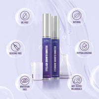 SNOWSEN Eyelash Serum, Enhancing Lash & Brow Serum, Vegan & Cruelty-Free,Natural Peptides & Biotin for Long,Thick Lashes and Eyebrows, Lash Serum with Brow Enhancer, Irritation Free Formula, 2x3.5 ml
