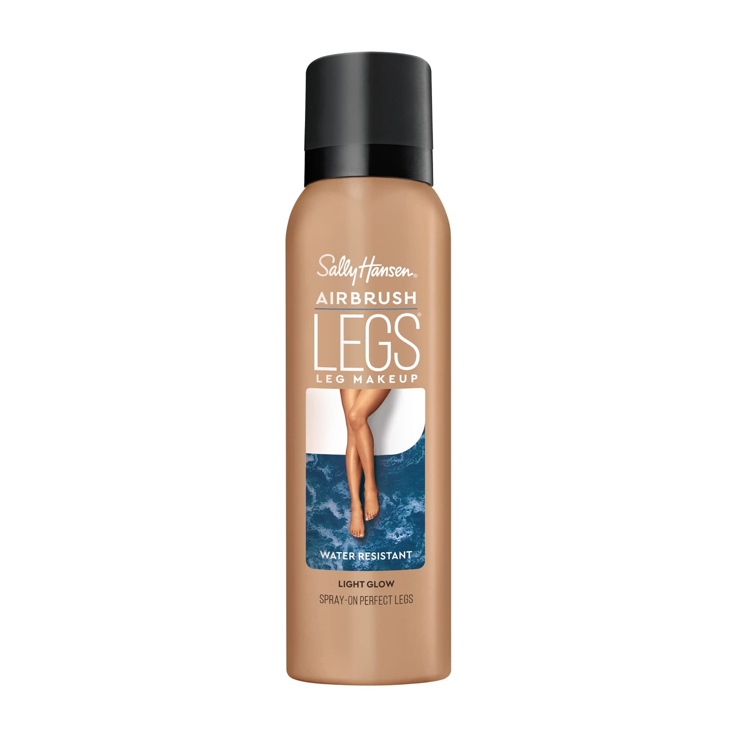 Sally Hansen Airbrush Legs Instant Tan Spray, Water and Transfer Resistant Formula, Light Weight with Full Coverage Effect, Light, 75ml