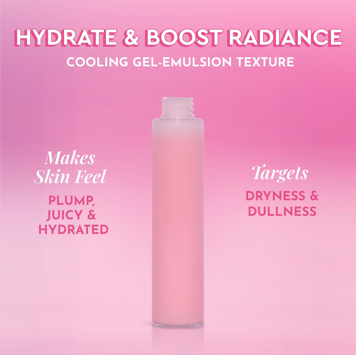 Glow Recipe Refill Pink Juice Water Gel Face Moisturizer for Women, Men & Teens - Hydrating Hyaluronic Acid, Radiance Boosting, Non-Comedogenic, Oil-Free, Lasting Korean Skin Care for Oily Skin, 50ml