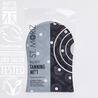 ST. MORIZ St Moriz Velvet Tanning Mitt for Even Fake Tan Coverage, Stain Free Hands & Streak Free Finish | Reusable | Use with Any Fake Tan Mousse, Mist, Lotion | Fake Tan Mitt | Fake Tan Applicator