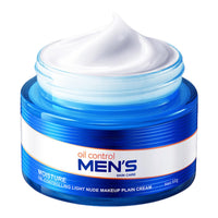 Oil Control Moisturiser for Men, Hydrating Face Cream for Men, Lightweight Makeup Plain Cream, Improve Dull Skin, Soften & Smooth Skin blemishes, Moisturiser for Oily Skin, Advanced Mens Skincare, 50g