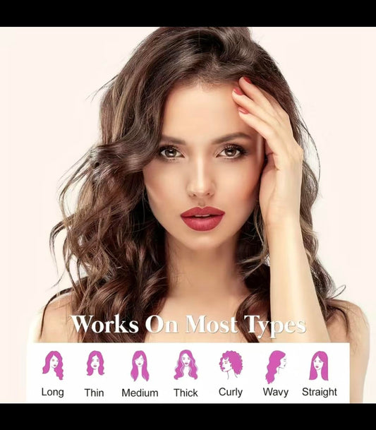 Heatless Curling Rod Headband, Silky Heatless Hair Curler with Hairpin, No Heat Wave Styling Tools for Long Medium Hair(Pink)