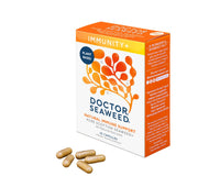 WEED & WONDERFUL Doctor Seaweed | Immunity+ Capsules | 1 Months Supply | Organic Scottish Seaweed | Plant Based Vitamins B12 + D3 | Immune Support, Energy Boost, All Natural