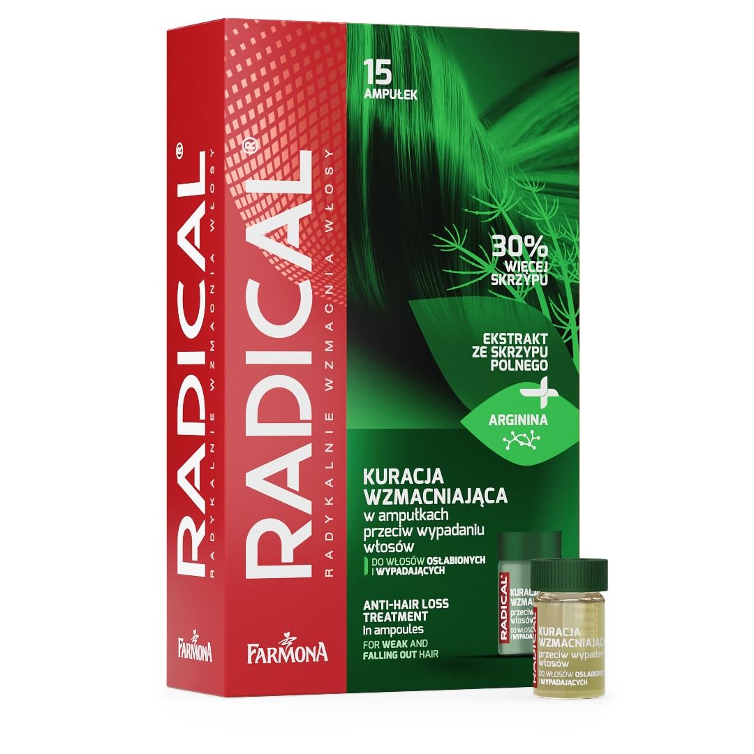 Farmona RADICAL ANTI-HAIR LOSS AMPOULE TREATMENT FOR WEAK AND FALLING OUT HAIR 15 x 5ml