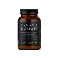 KIKI HEALTH KIKI Health Organic Maitake Extract Mushroom Powder | Antioxidants Rich Superfood for Immune System Support | Real Fruiting Bodies Extract Supplement | Vegan, Gluten-Free, Non-GMO - 50g