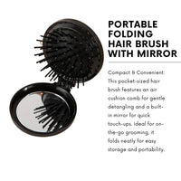 Tresemme Shampoo & Conditioner Bundle (100ml Each) with BVO Luxe Folding Brush – Complete Tresemme Mini Shampoo and Conditioner Travel Size Set
