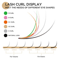 LASHVIEW Eyelash Extensions,Individual Lashes,0.20 Thickness D+ Curl 8-15mm,Premium Single &Classic Lashes,Mink and Natural Semi Permanent Eyelashes,Soft Application-Friendly