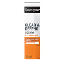 Neutrogena Clear and Defend SOS Gel (15ml), Oil-Free Face Gel for Spot-Prone Skin, with Purifying 0.5% Salicylic Acid to Help Reduce the Appearance of Spots