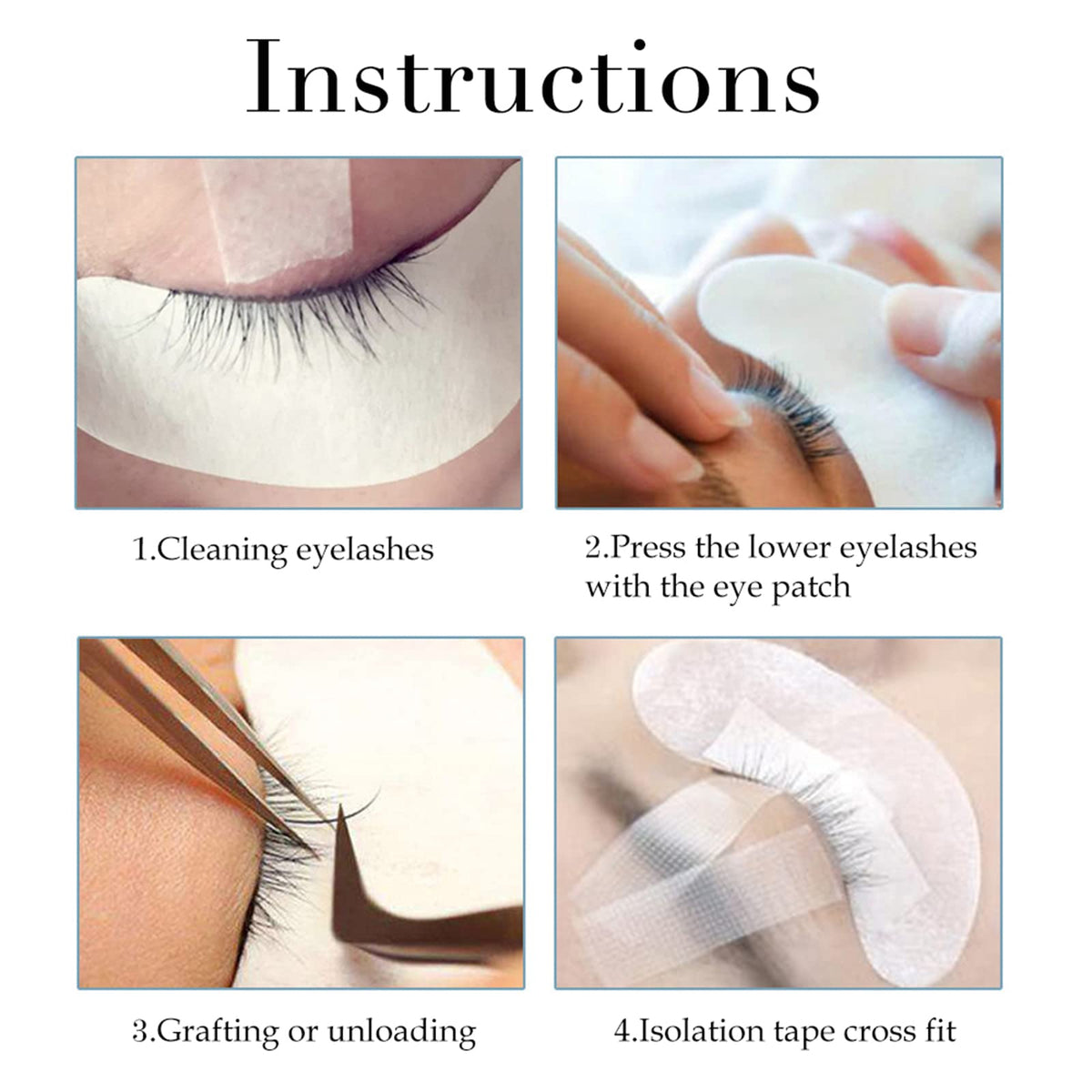 Sunallwell Under Eye Gel Pads 50 Pairs lash pads Under Eye Patches Isolation Eyelash Extension Pads Lint Free Beauty Mask Tool Makeup for Pro Salon and Individual（Premium Quality）