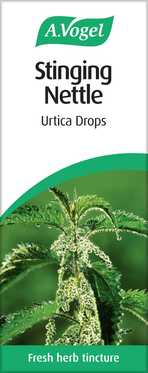 A.Vogel Stinging Nettle Urtica Drops | Food Supplement | from Freshly Harvested, Organically Grown Stinging Nettle Herb | Suitable for Vegans | 50ml