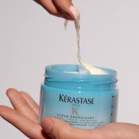 Kérastase Fusio Scrub, Nourishing and Energising Cleansing Treatment, For Oil-prone Hair and Scalp, With Sea Salt Minerals, Vitamin B6 and Salicylic Acid, Scrub Energisant, 250 ml