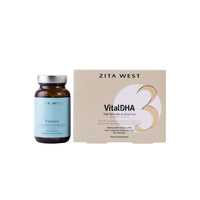 Zita West Male Fertility Supplements Bundle - Vitamen & Vital DHA - 1 Month Supply
