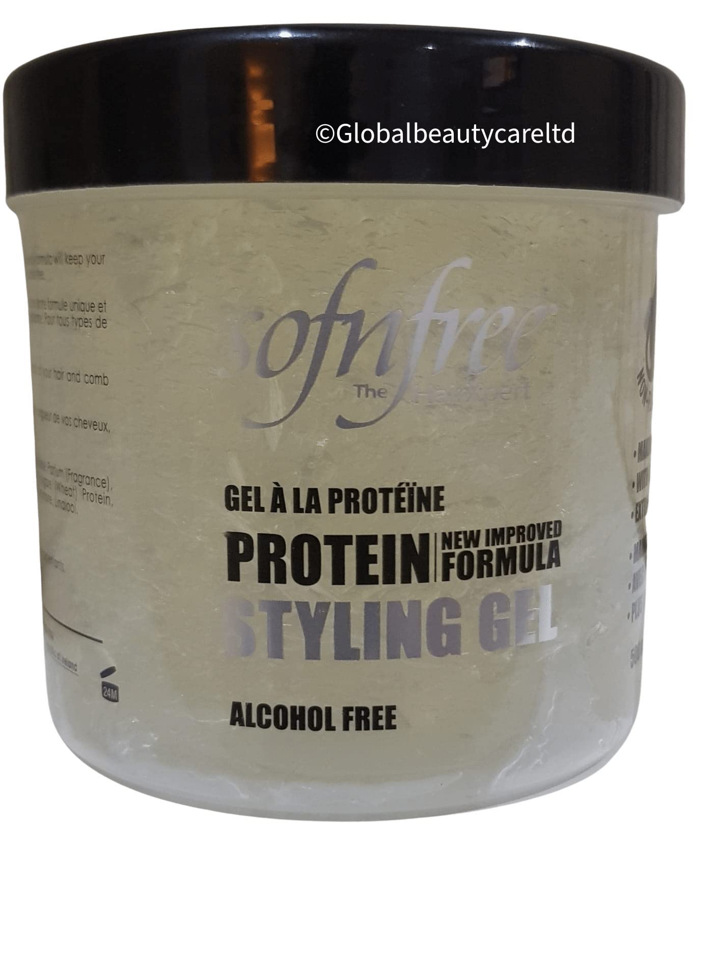 SOF N' FREE Sofn'free Protein Styling Gel, 425 g, Clear