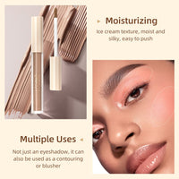 HQDA 8 Colours Matte Liquid Eyeshadow Set Velvet Highly Pigmented Smokey Black Nude Eyeshadow Long Lasting Quick Drying Eye Shadow Make Up Kits (Set A)