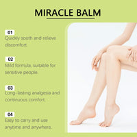 NoraGlaze Miracle Herbal Balm for Legs & Feet - Soothing Foot Cream for Joint Muscle Comfort Deep Moisturizing Balm for Dry Heels Fast-Absorbing, Non-Sticky, Travel-Friendly Skincare