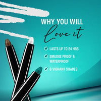 LAKMÉ Eyeconic Kajal - 0.35g - Deep Black