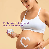 Vigority Stretch Mark Cream for Pregnant Women: Belly Butter for Expecting Moms - Moisturizing Lotion for Skin Elasticity - Maternity Skin Care Cream - 4 Oz