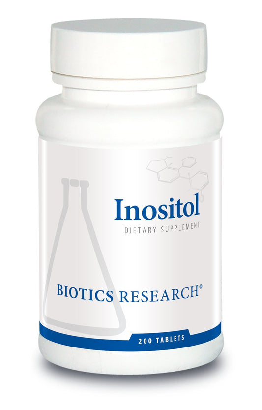 BIOTICS Research Inositol Corn Free, Metabolic Support, Brain Health, Nootropics, Restful Sleep, Mood Support, Hormonal Balance, Female Health, 200 Tablets