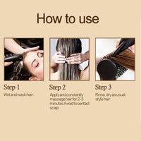 Keratin Hair Mask - Hair Root Restoration - Deep Conditioning Solution for Elastic, Lustrous, Soft Hair - Keratin Straightening Kit - 120ml