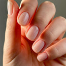 Generic Nude Pink Press-On Nails 24PCS Short Square Coffin Shapes - Reusable Glossy Full Cover Fake Nails For Everyday Wear Natural Look Smooth Shiny Finish Manicure Set For Women